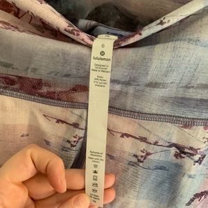 Patterned lulu lemon 7/8ths wunder under